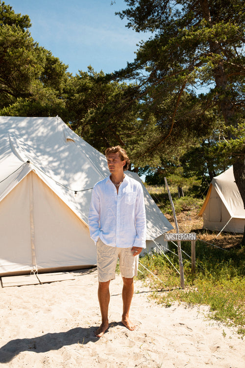 LINEN SHORTS