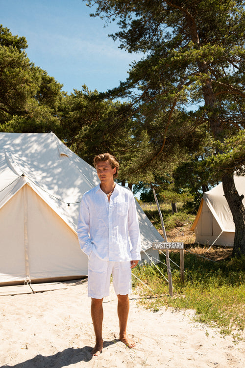 LINEN SHORTS